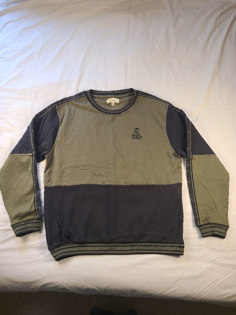 Karl Kani Men's 3XL Sweater Black & Green